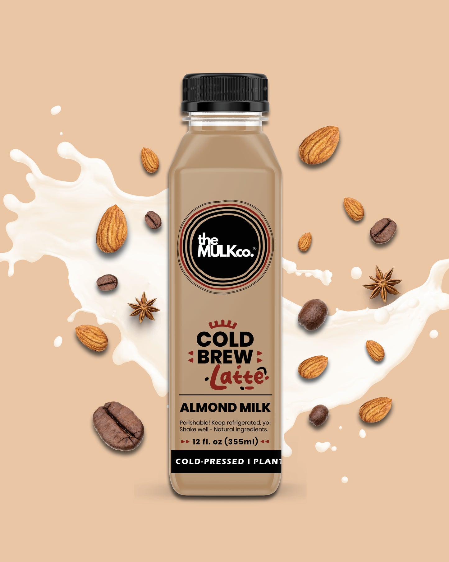 Cold Brew Almond Milk - 12oz