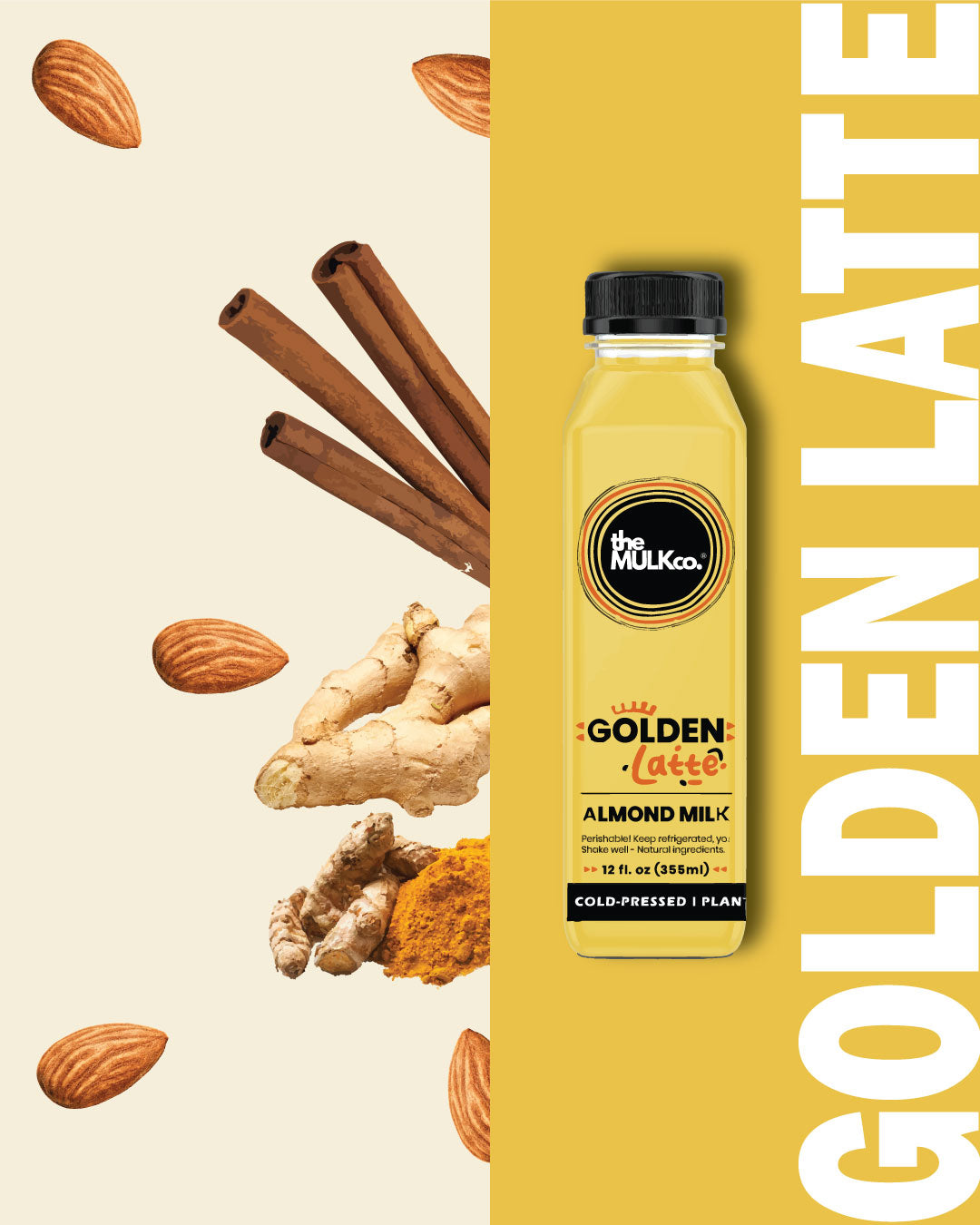 Golden Almond Milk - 12oz