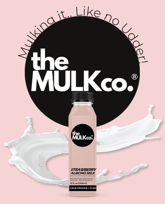 Strawberry Almond Milk - 12 oz